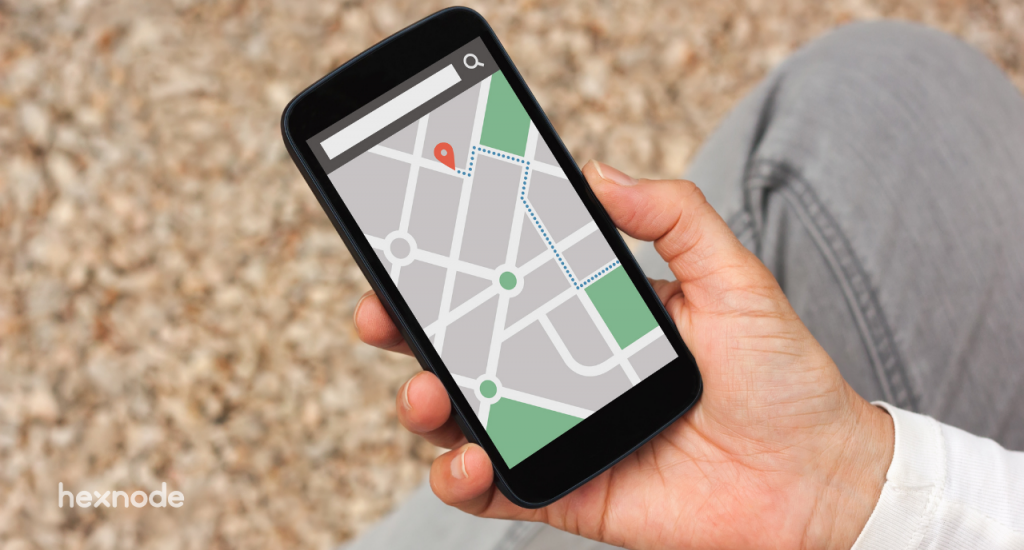 Geo tracking on maps